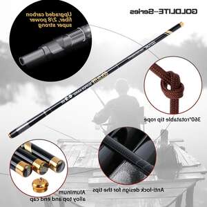 Goture GOLDLITE Super Hard Carbon Stream Ручна телескопічна вудка 2/8 Power  Feeder Carp Fishing Rod 3.6M 4.5M 5.4M 6.3M 7.2M - Вудилища < Вдала Рибалка