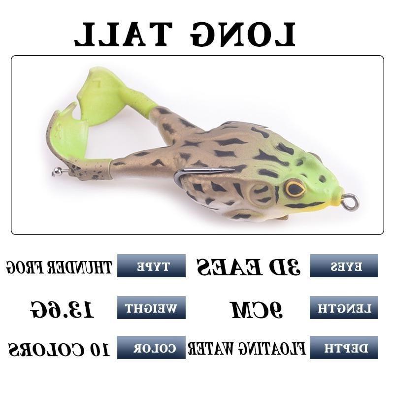 Lunkerhunt Prop Frog - Green Tea