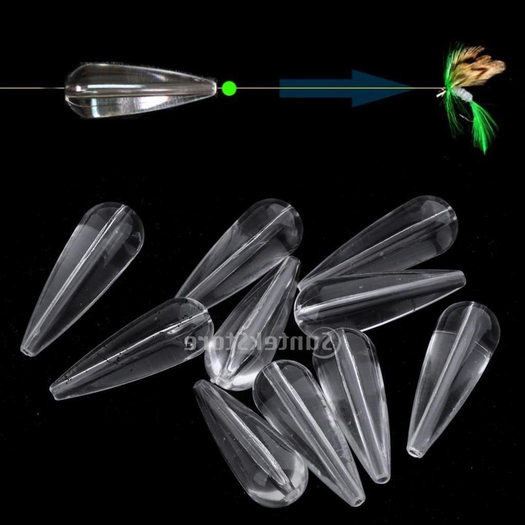Casting Bobbers Clear Bombarda Sinking Fly Fishing Spinning Floats 