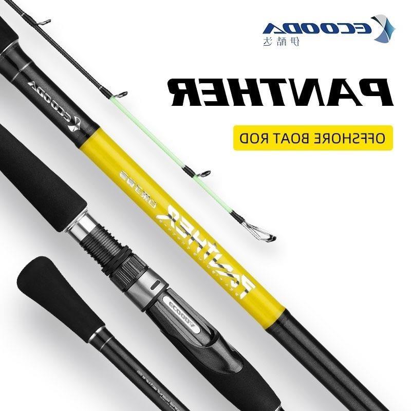ECOODA EPZB PANTHER Offshore Boat Rods 2.1m 2.4m 2.75m 30#-80# 9-20kg Drag  Power 2 Sections Spinning Rods Lighting Tip Boat Rods - Вудилища < Вдала  Рибалка