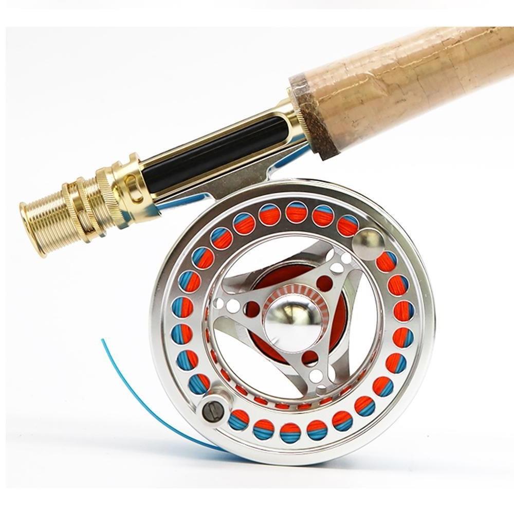 Maximumcatch Fly Rod and Reel Combo 8'4/8'6'/9'/9'6'' 3/4/5/6/7/8WT Carbon  Fishing Rod with Large arbor Aluminum Reel