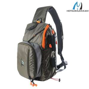 Fishing Tackle Sling Bag Outdoor Waterproof Shoulder Backpack