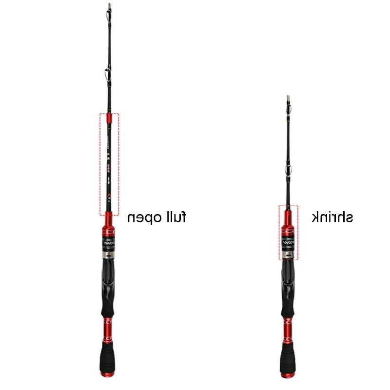 BUDEFO ROCK Carbon Spinning Casting Fishing Rod with 1.98/2.28