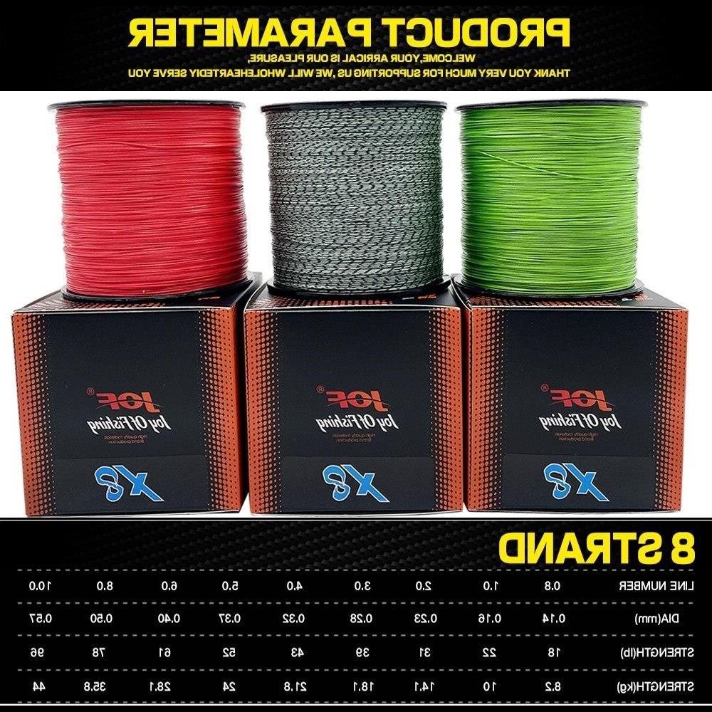 SOLOKING Braided Fishing Line X8 Strands 100m/150m Super Smooth PE